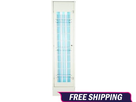 Corner Mounted High Power Electric Grid UV Fly Trap - 80 watts Supply