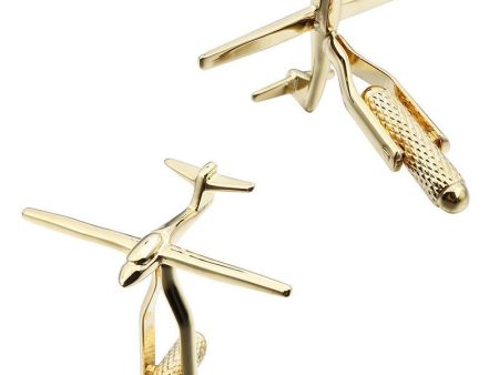 Stylish Airplane Shaped Cuff Links For Sale