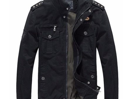 US Army Pilot Bomber Jackets & Coats with Stars on Sale