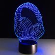 Headphones Designed 3D Night Lamps For Discount