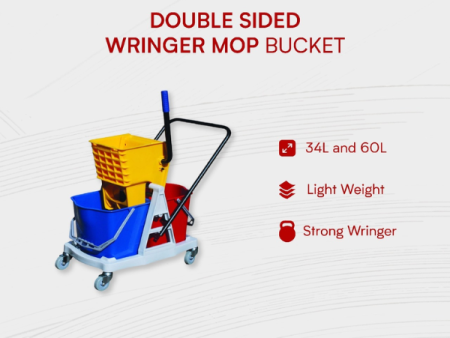 Double Sided Wringer Mop Bucket For Discount