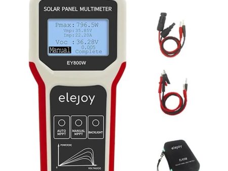 ELEJOY EY800W LCD MPPT solar panel multimeter smart current tester voltage tester digital power PV meter 800w Online