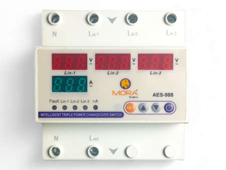 Mora 3 phase Auto Phase Selector Voltmeter adjustable Over and Under Voltage protection Sale