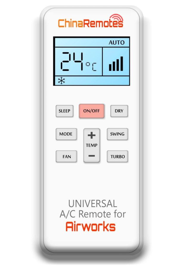 Universal Air Conditioner Remote for Airworks AirCons ✅ For Sale