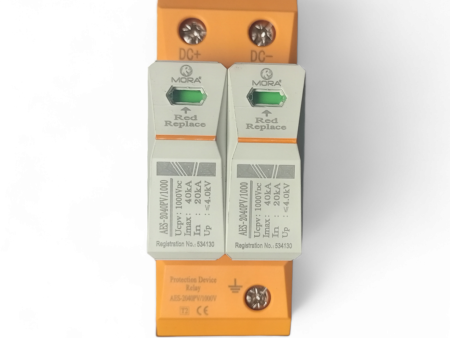 Mora (AES-2040PV 1000) DC 2pole 40kA SPD surge protection device 1000vDC Hot on Sale