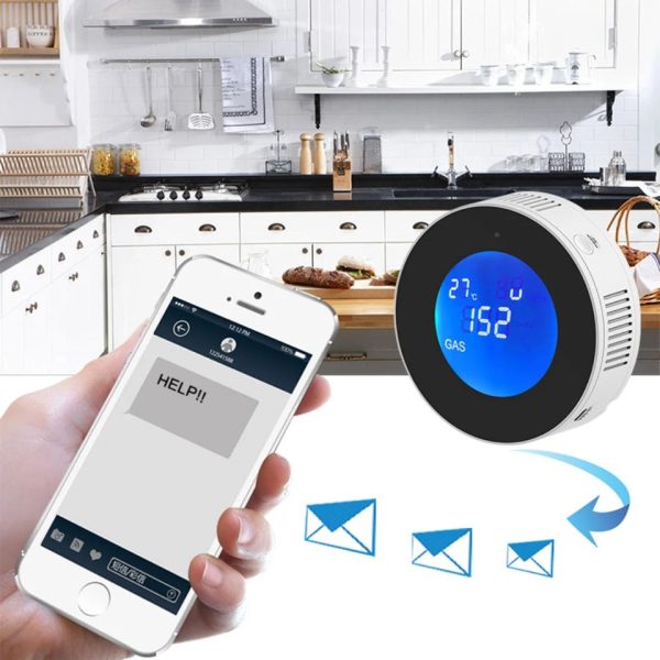 Tuya Smart WIFI Gas leakage detector sensor and Alarm Supply