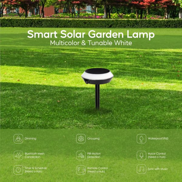 Okasha Smart Solar Garden Light (Bluetooth) Supply