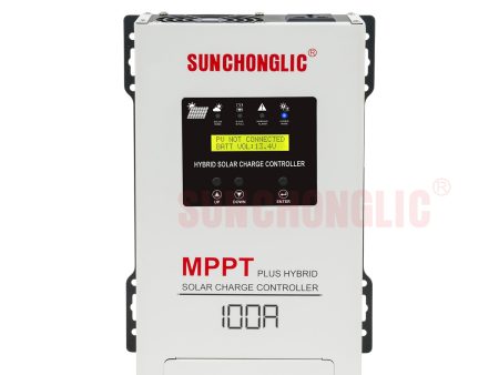 Sunchonglic Hybrid MPPT Solar Charge Controller 100A (12V 24V) with UPS Function Online Hot Sale