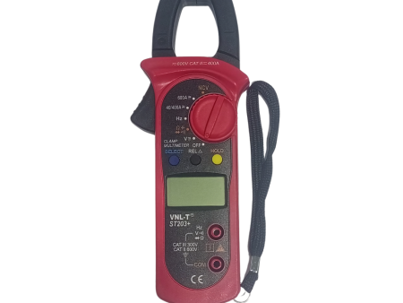 ST-203+ Digital Clamp Multimeter DC AC Voltage & Current, resistance, frequency, duty cycle, continuity Tester. Online