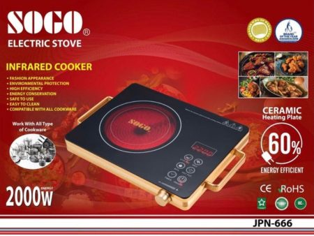 Sogo Electric Stove JPN-666 Infrared Cooker. Supply