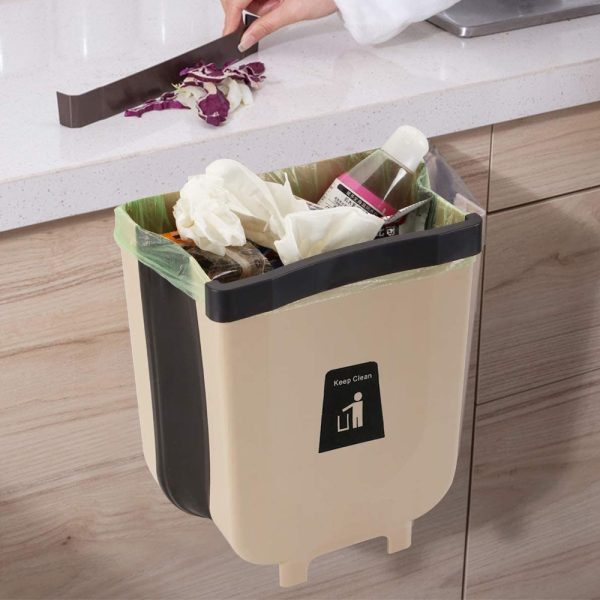 Foldable Attach A Trash Clip Hanging-Trash Bag Holder Storage Rack-Home Kitchen-Dustbin Cheap