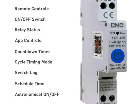 CNC YCSI-40W 40A Smart Wifi Timer Switch Online now