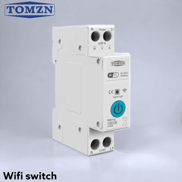 Tomzn TOB9-63M 6in1 63A WIFI Smart Switch with monitoring Fashion