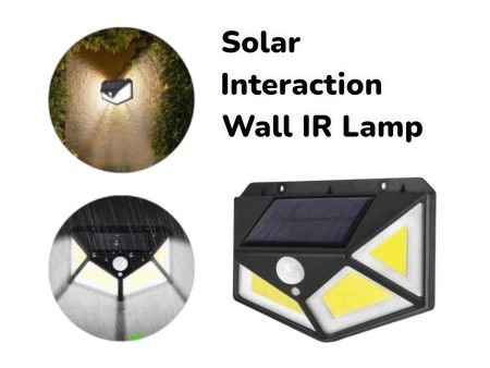 Solar Interaction Wall Lamp Waterproof Solar Charge IR Motion Sensor GB-100 Online now