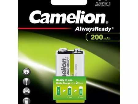 Camelion Rechargeable 9V Battery – 200 mAh Hot on Sale