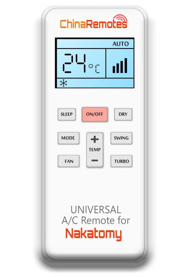 Universal Air Conditioner Remote for Nakatomy AirCons ✅ Fashion