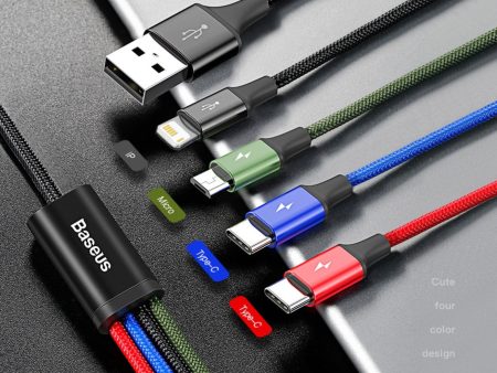 Baseus 4-in-1 charging cable Fashion