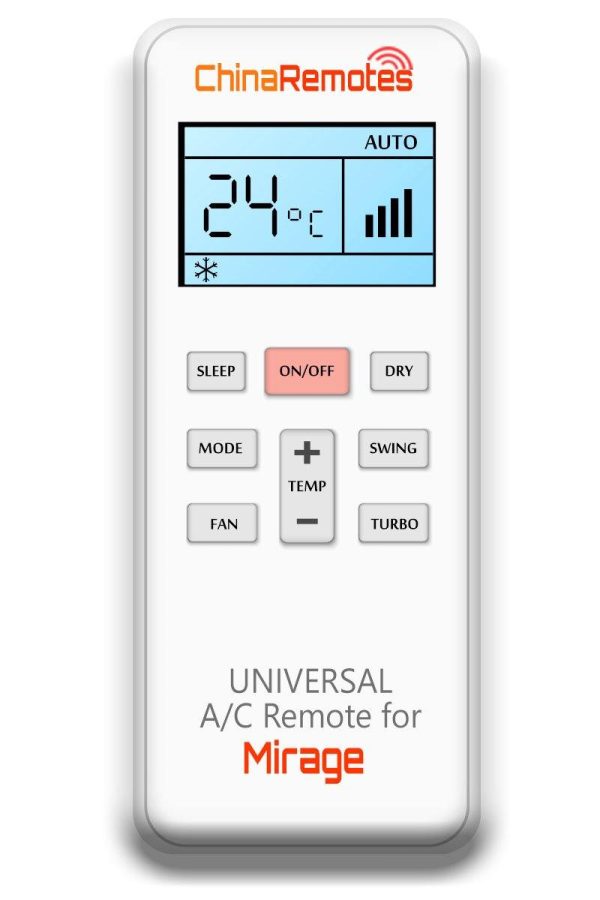 Universal Air Conditioner Remote for Mirage AirCons ✅ Online