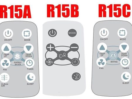 Replacement Remote for Danby - Model: R15 A B C Supply