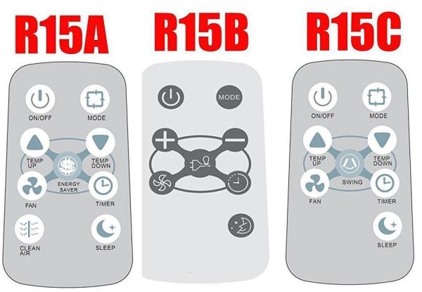 Replacement Remote for Danby - Model: R15 A B C Supply