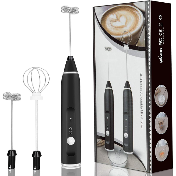 USB Charging Speed Adjustable Milk Frother Coffe Beater 004C Hot on Sale