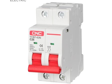 CNC YCB7-63N 2P AC MCB Circut Breaker Online Hot Sale