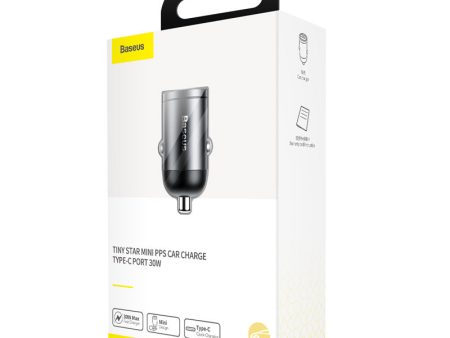 Baseus Tiny Star Mini PPS Car Charger USB TYPE-C Port 30W Online now