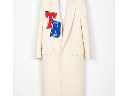 VARSITY IVORY COAT Online Sale