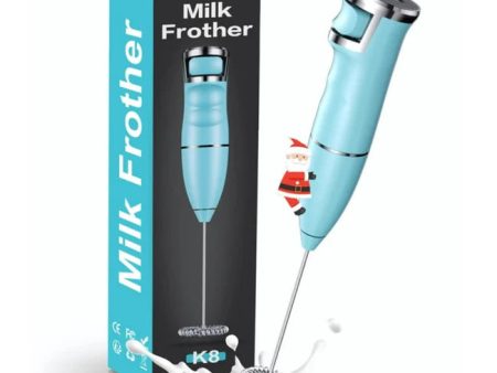 Milk Frothers Electric, FOCBYE Rechargeable Stepless Speed Adjust Handheld Milk Frother for Latte  Cappuccino  Bulletproof Coffee  Frappe  Hot Chocolate, Portable Hand Mixer for Matcha  Protein Powder K8 Online