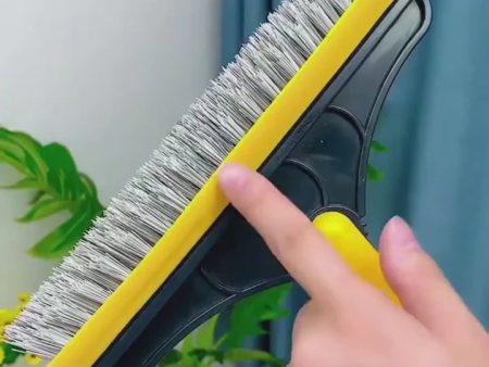 2 In 1 Floor Scrub Brush Rotating With Long Handle on Sale