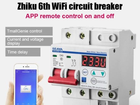 SEAYA WIFI Circuit Breaker Smart Switch Remote, Over And Under Voltage Current Protection Online Hot Sale