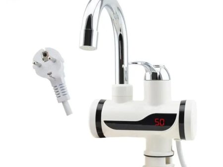 Electric Instant Water Heating Tap with LED Temperature Display Hot Water Faucet For Sale