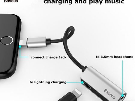 Baseus 2IN1 Audio Cable Adapter (Lightning) Sale