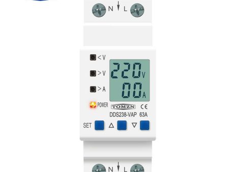 Tomzn  DDS238-VAP 4in1 Digital Adjustable voltage protector with current limit 63A Discount