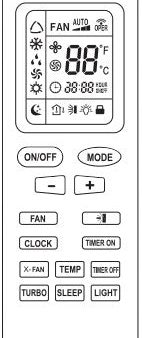 Air Conditioner Remote for Lennox Model: LNIN Online