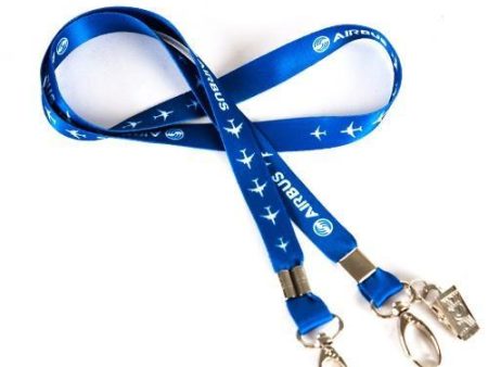 Blue Airbus Lanyard & ID Holder For Discount