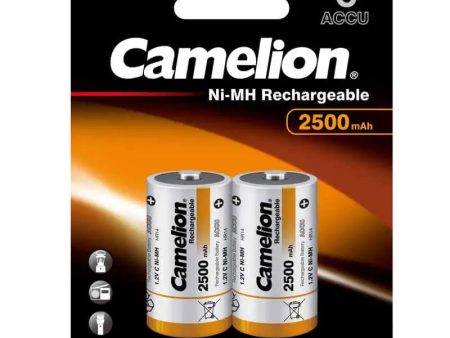 Camelion C Size Rechargeable Batteries 2500mAh (Pack of 2) Cheap