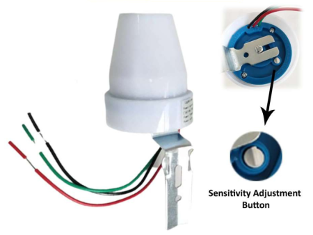 Street Light Switch Photo Cell Sun Switch (AC 220V 10A) Automatic ON OFF light Adjustable Sensitivity Sale