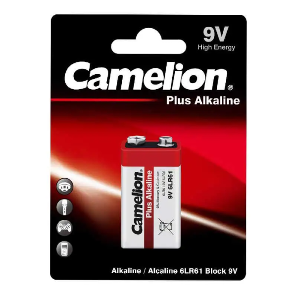 Camelion Plus Alkaline 6LR61 9V Battery Discount