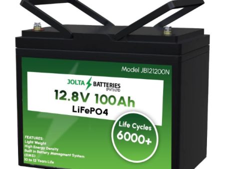 JOLTA NOVA JB121200N Lithium Phosphate Battery 12.8V 100Ah-1280Wh With 6000+ Charging Cycles Supply