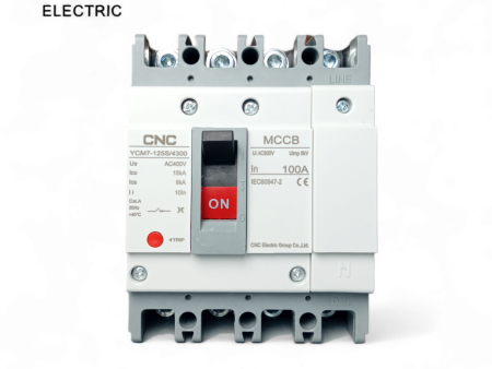 CNC YCM7-125  100A MCCB Three Phase AC  Breaker For Sale