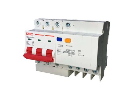 CNC RCBO YCB6HLE-32 3P+N RCCB Circuit Breaker For Cheap