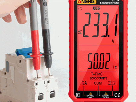 ANENG 620A Digital Smart Multimeter Transistor Testers 6000 Counts True RMS Auto Electrical Capacitance Meter Temp Resistance Supply