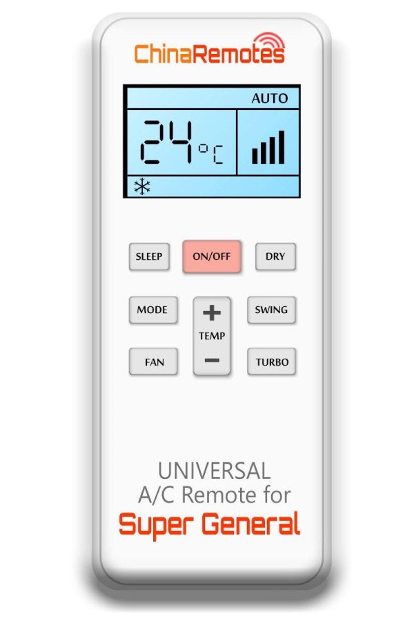 Universal Air Conditioner Remote for Super General AirCons ✅ For Sale