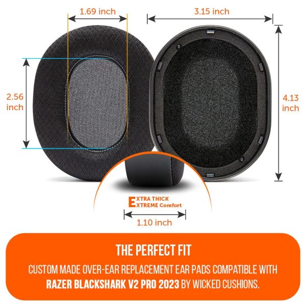 Razer Blackshark V2 2023 Earpads - WC FreeZe Cooling Gel Online now