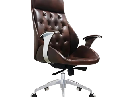 Empire Brown Executive Chair -  Luxury & Comfort - Revolving Chair - 360° Degree Rotation with Jack system Online now