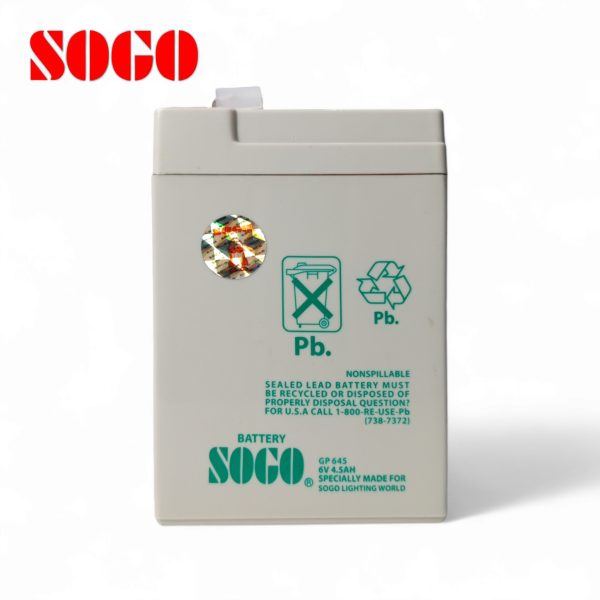 SOGO JPN-750 Rechargeable Dry Battery 6v 4.5A Online Hot Sale