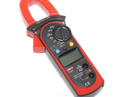 UNI-T UT-203 Digital Clamp Multimeter DC AC Voltage & Current, resistance, frequency, duty cycle, continuity Tester. For Cheap