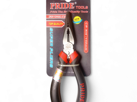 Pride Super Pliers P068W - Nose PlierTop Quality CR-NI 6 inch 150mm Hot on Sale