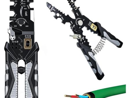 Multi-Functional 25in1 Wire Stripper, Cutter, and Crimping Plier – Tool Online Hot Sale